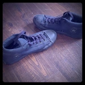 Black Canvas Converse All Star Sneakers